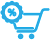 Ícone representando um carrinho de compras.